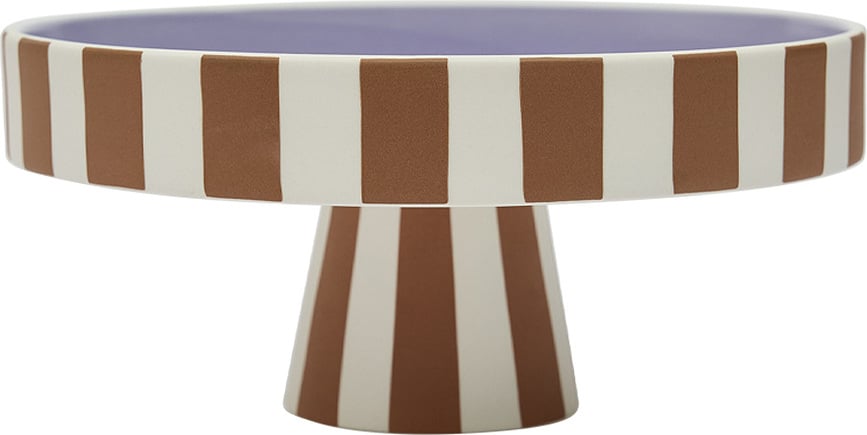 Soporte para Tartas Toppu, 20 x 20 cm, marrón y morado