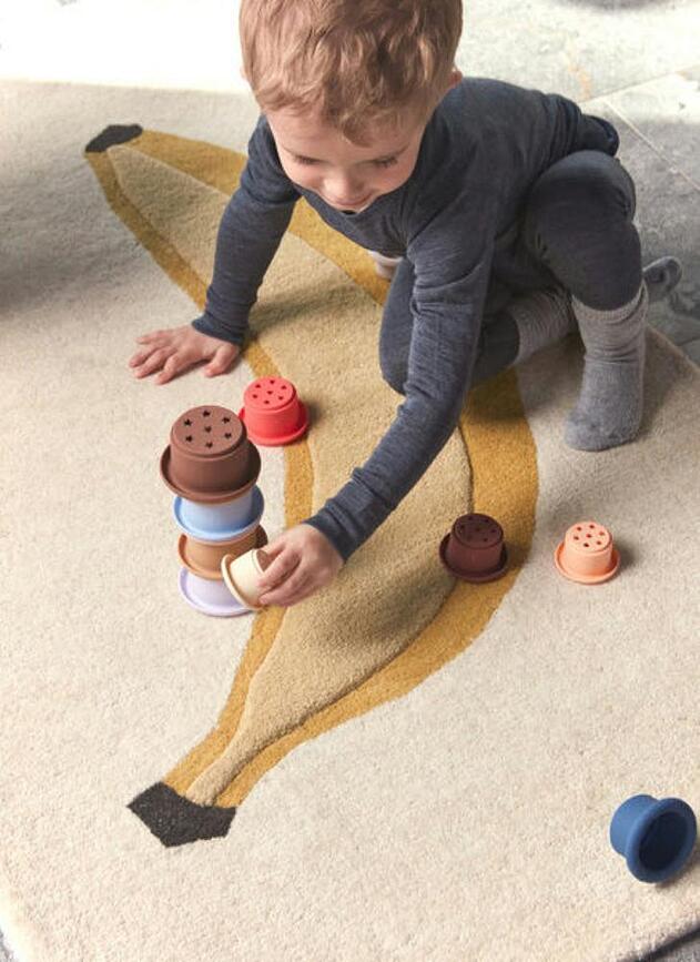 Tawa Gobelets à Empiler, couleurs froides, Lot de 7