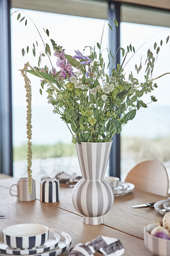 Taza Toppu 350 ml, blanco y negro