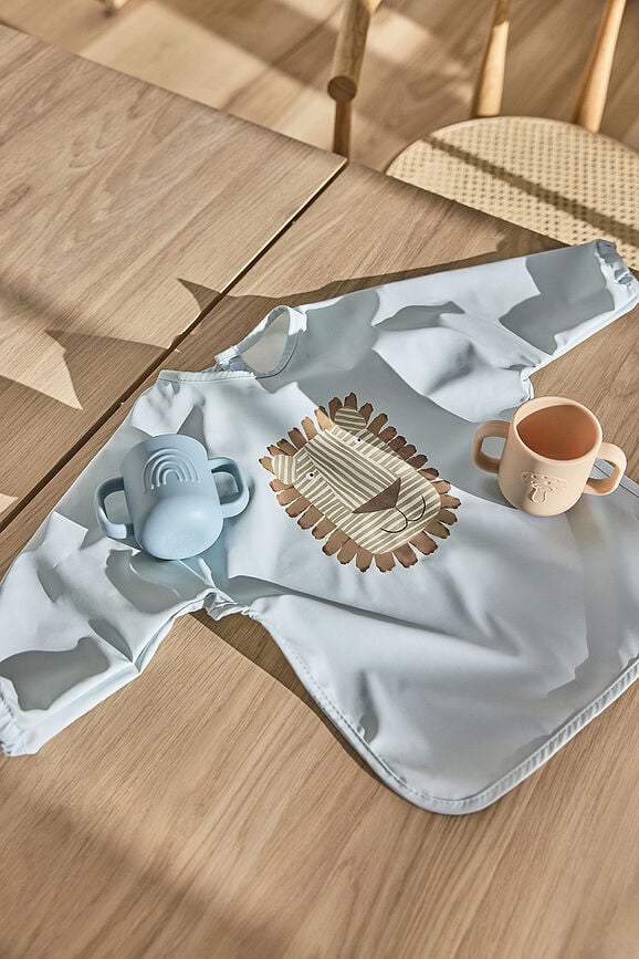 Tazas infantiles Kappu, azul y beige, 2 unidades