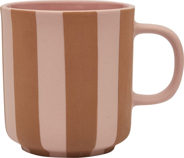 Toppu Becher 350 ml, rosa-braun