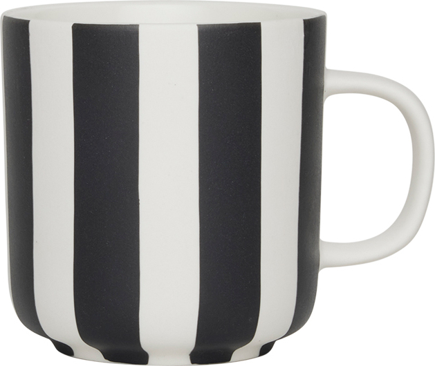 Toppu Becher 350 ml, schwarz-weiß