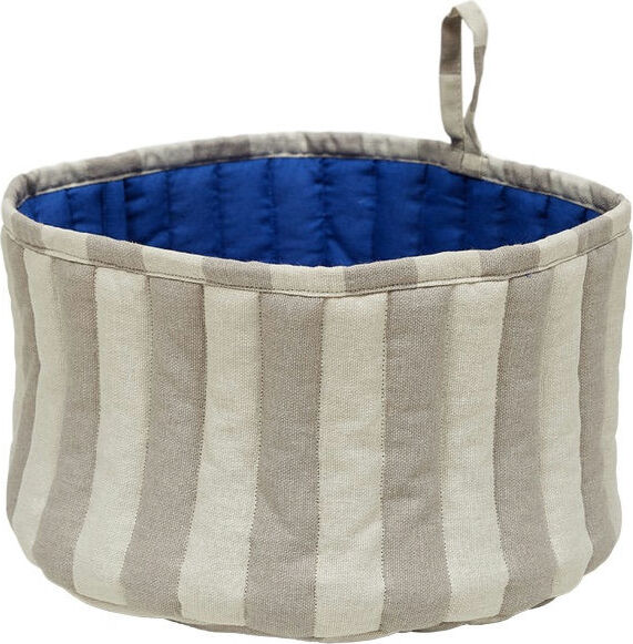 Toppu Brotkorb, beige-blau