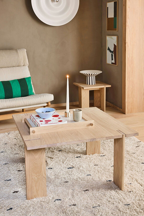 Toppu Coupe Décorative haute, rouge et blanche