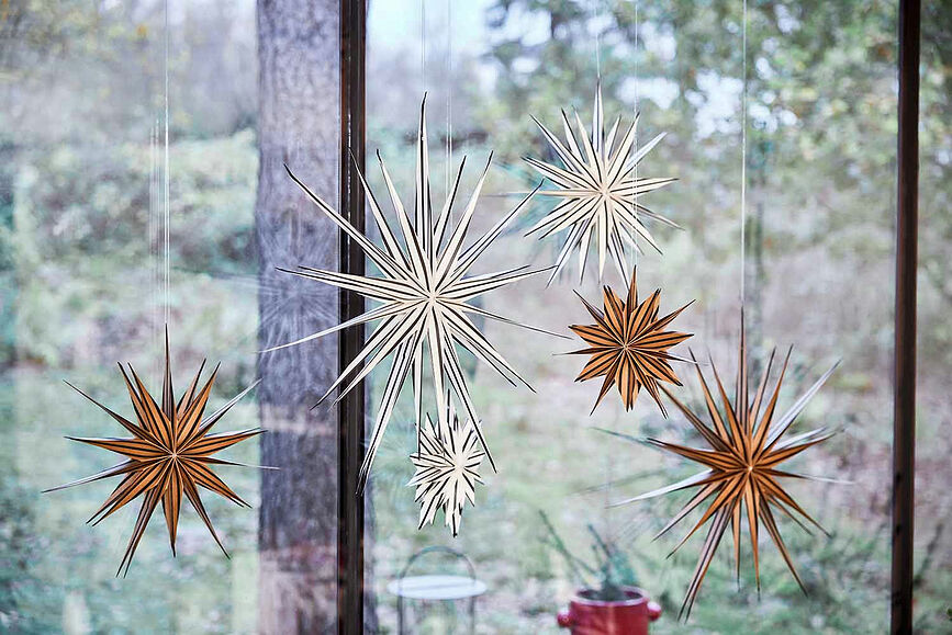 Toppu Décoration de Noël, 40 cm, noire et blanche