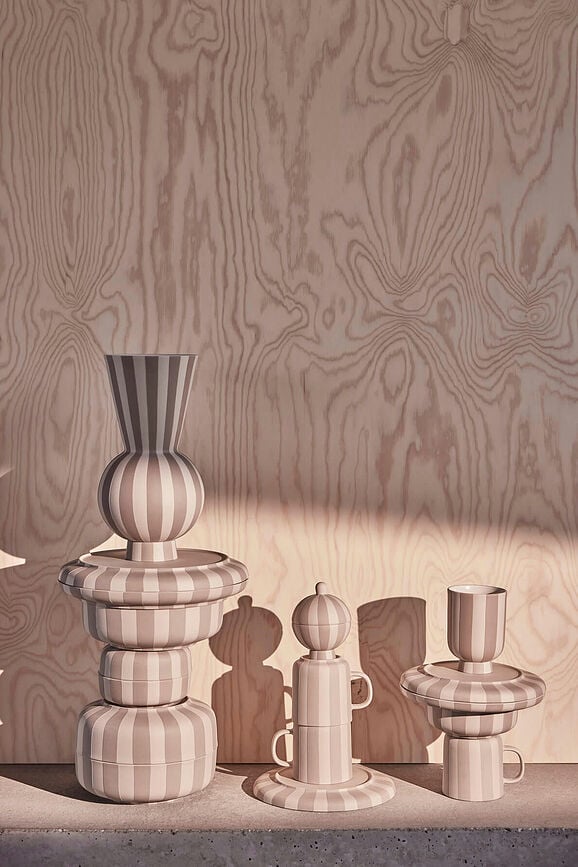 Toppu Krožnik za večerjo, 26,5 cm, bež