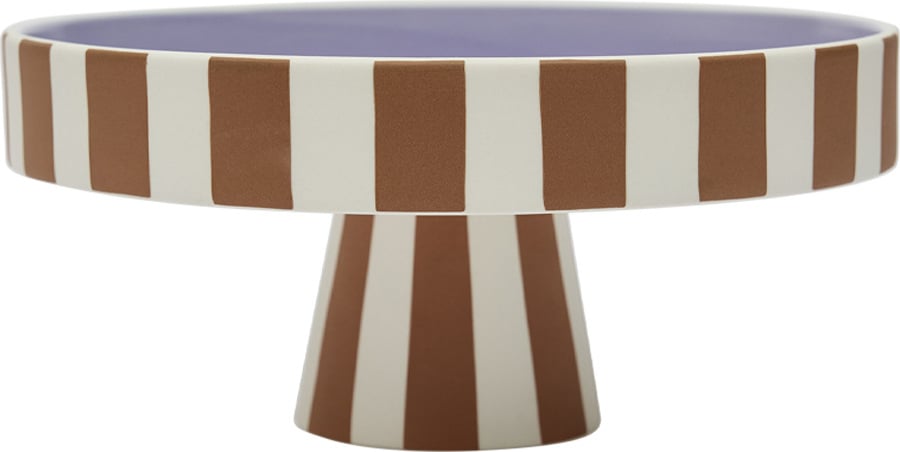 Toppu Kuchenplatte 20 x 20 cm, braun-violett