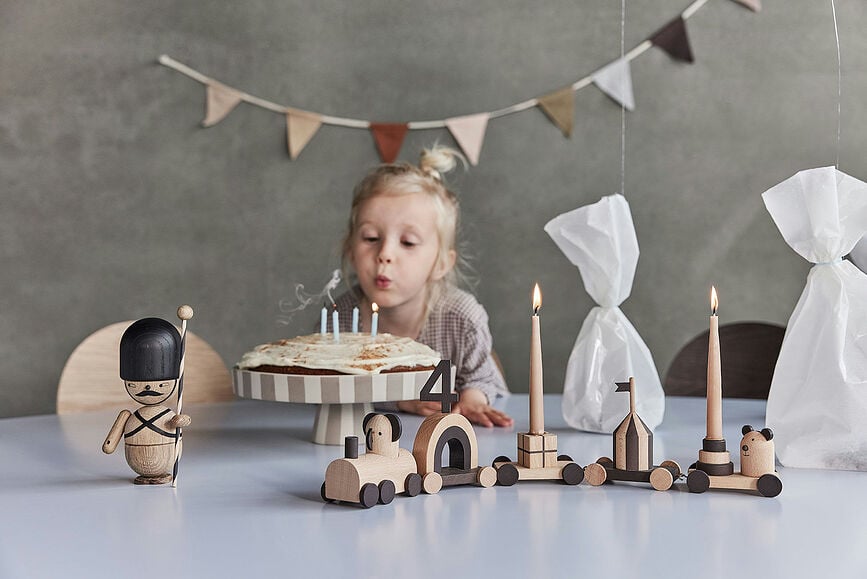 Toppu Pladanj za torte 27 x 27 cm smeđe-ružičasti