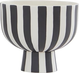 Toppu Schale 15 cm, schwarz-weiß