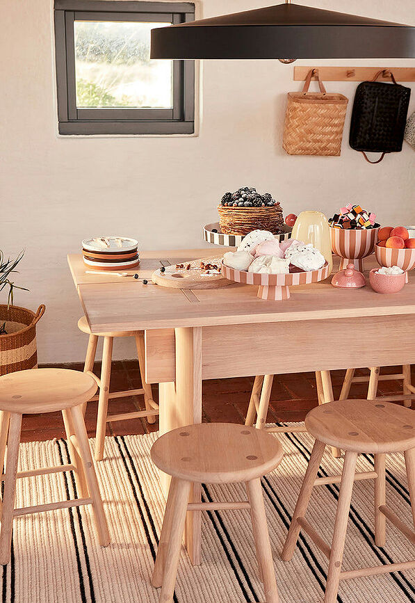 Toppu Skleda, 12,6 cm, črno-bela