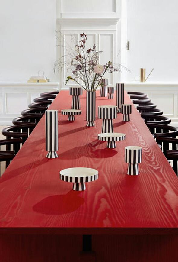 Toppu Vaza 31 cm smeđe-ružičasta