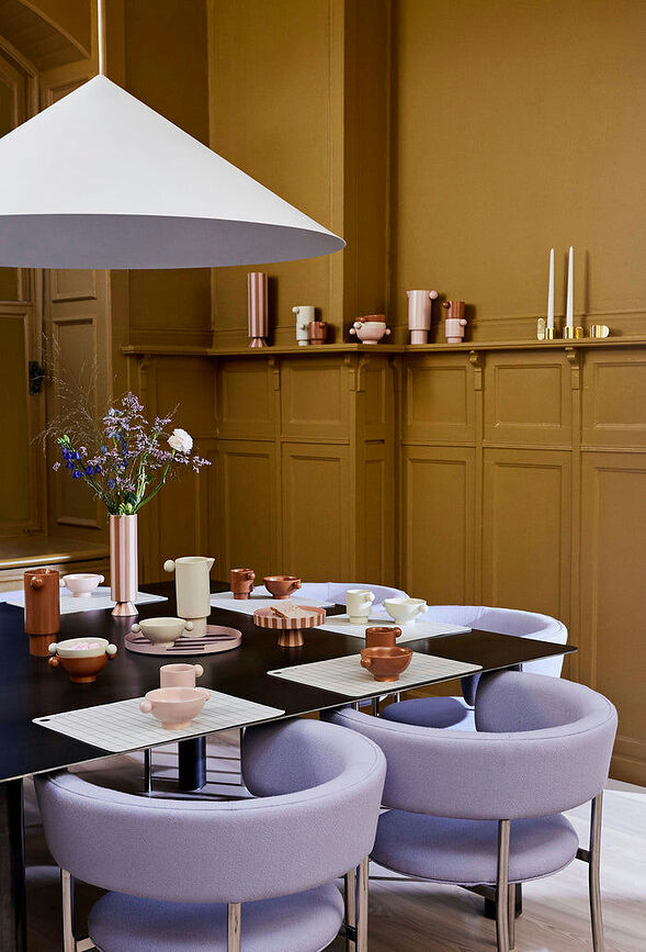 Toppu Vaza 31 cm smeđe-ružičasta