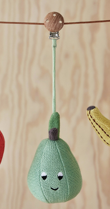 Yummy Jouet à suspendre pour poussette, motif poire