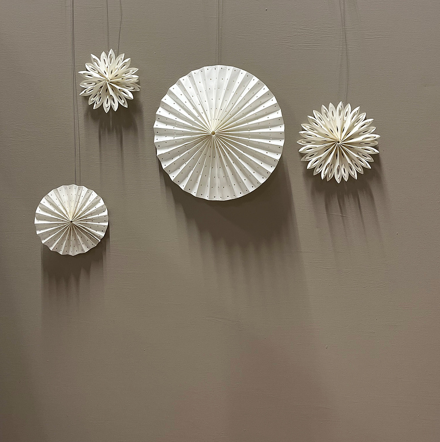 Zen No.1 Suspension Décorative, 30 cm, blanc cassé