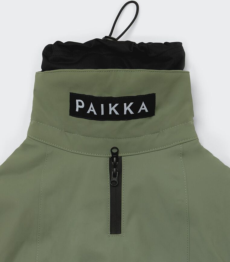 Abrigo para Perro Paikka Visibility Winter Wool, 70 cm, verde