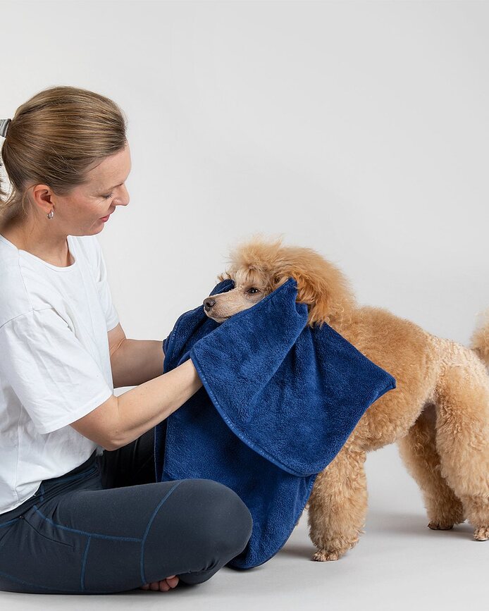 Asciugamano per cani Paikka Drying 40 x 110 cm, tortora