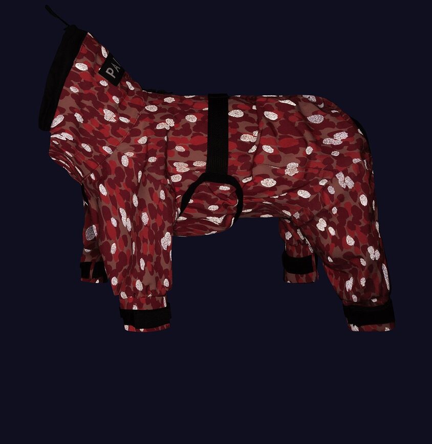 Chubasquero para perro Paikka, 55 cm, rosa