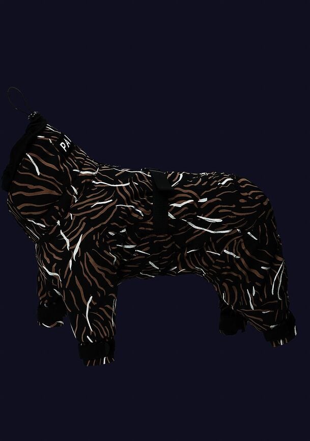 Abrigo para Perro impermeable Paikka Winter, 35 cm, coral