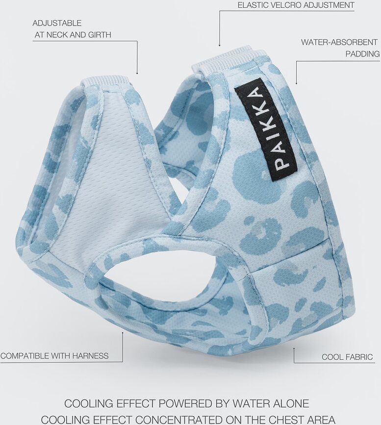 Gilet rinfrescante per cani Cool Vest L, azzurro