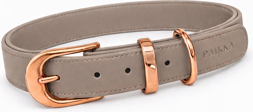 Lignify Collier pour chien, taille M, taupe