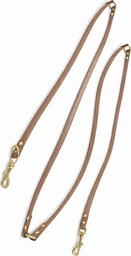 Lignify Laisse réglable pour chien 1,5 x 300 cm, taupe