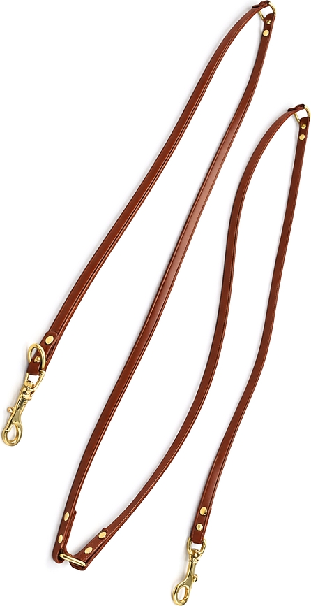 Lignify Laisse réglable pour chien, marron