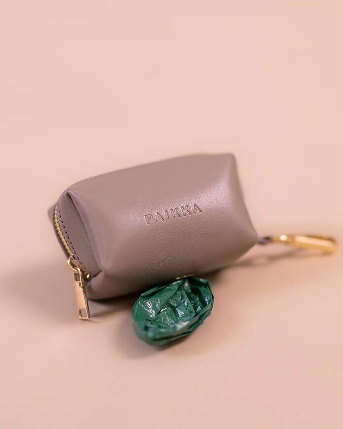 Lignify Θήκη για σακούλες περισυλλογής ακαθαρσιών σκύλου, καφέ