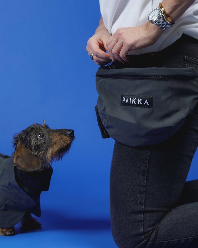 Marsupio per snack per cani Paikka nero