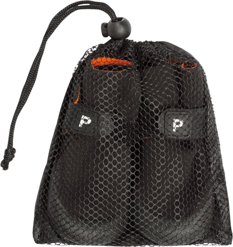 Paikka Čevlji za psa, 5,7 cm, črni, 2 kosa