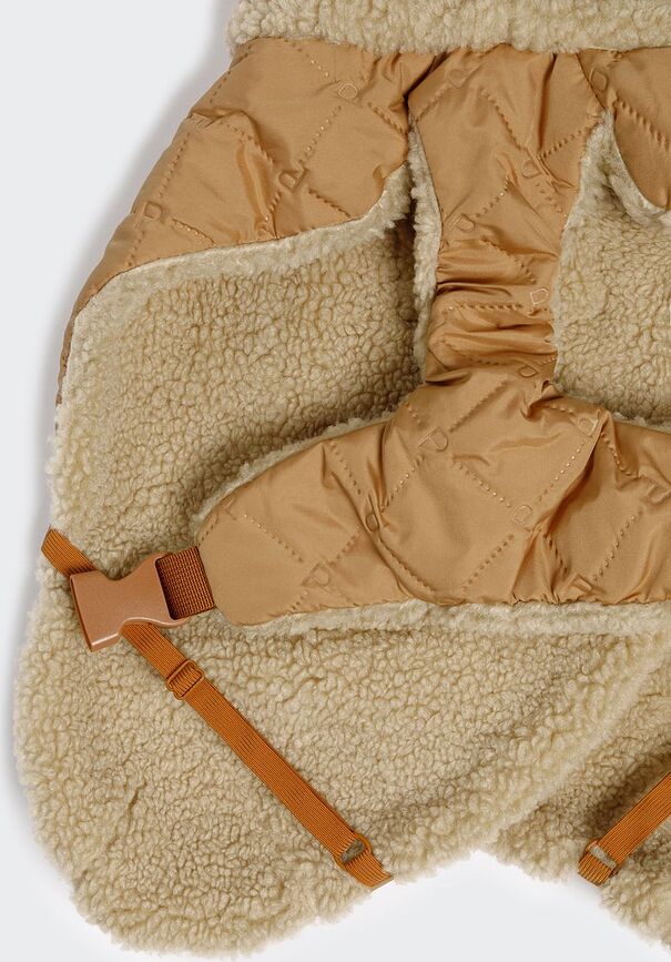 Paikka Quilted Sherpa Pasja Jakna, 80 cm, kamel