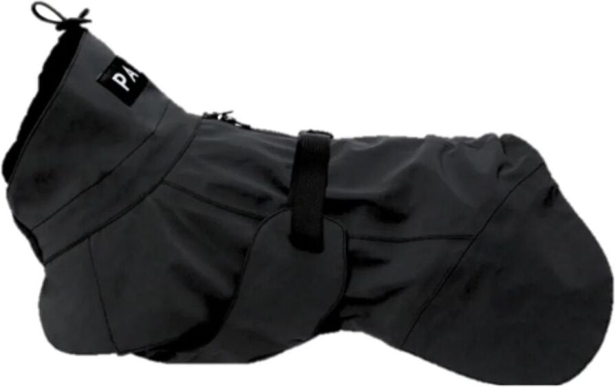 Paikka Recovery Lite Regenmantel für Hunde, 45 cm, schwarz