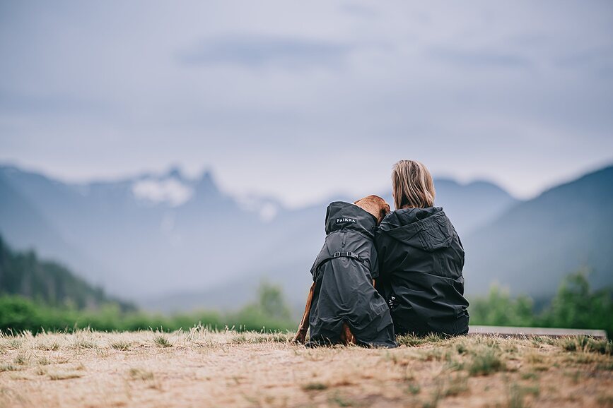 Paikka Visibility Αδιάβροχο για Σκύλο, 45 εκ., μαύρο