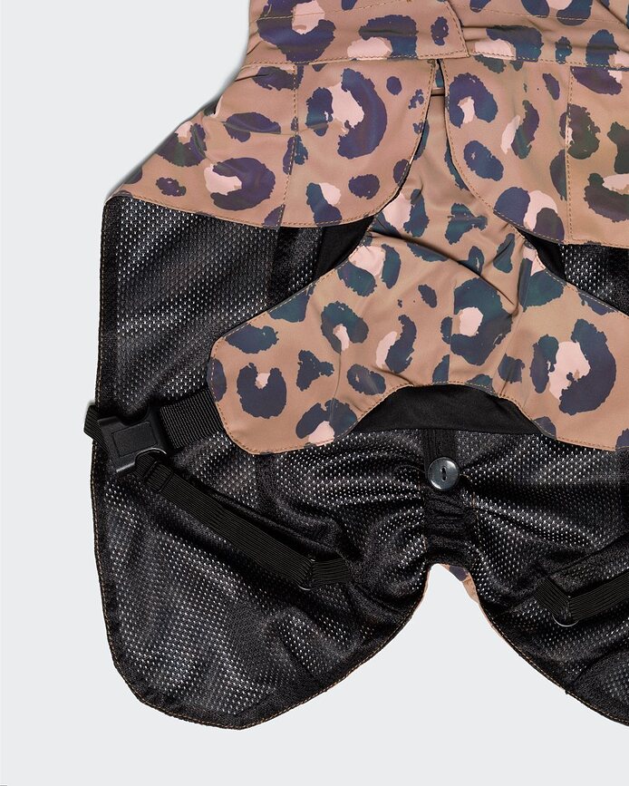 Paikka Visibility Lite Dežni plašč za psa, 40 cm, rjava panterka