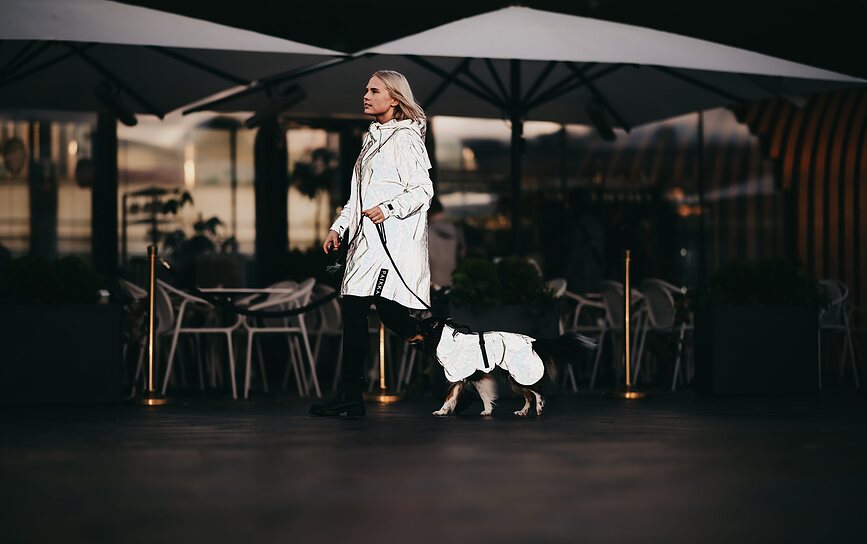 Paikka Visibility Lite Kabanica za psa 40 cm smeđa pantera uzorak