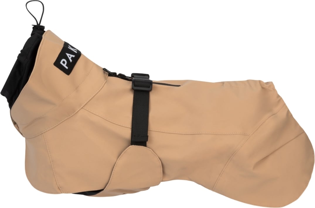 Paikka Visibility Lite Regenmantel für Hunde 50 cm, taupe