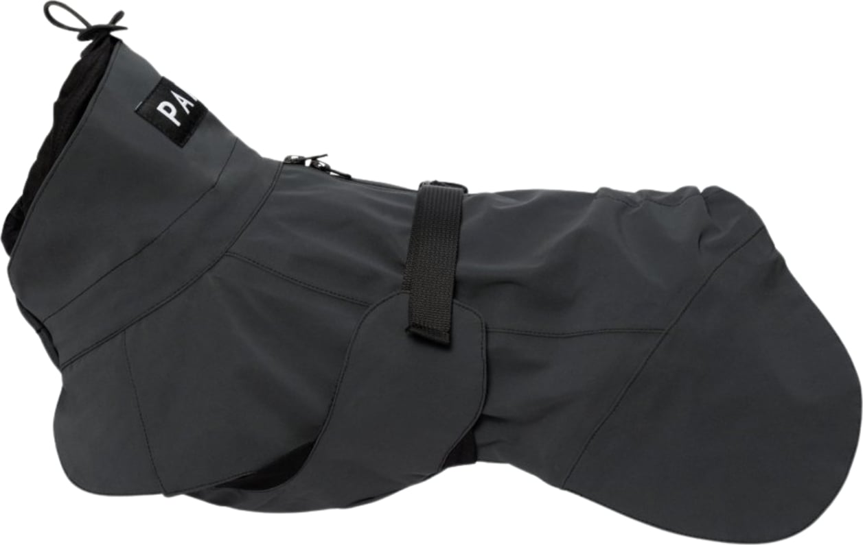 Paikka Visibility Regenmantel für Hunde 65 cm, schwarz