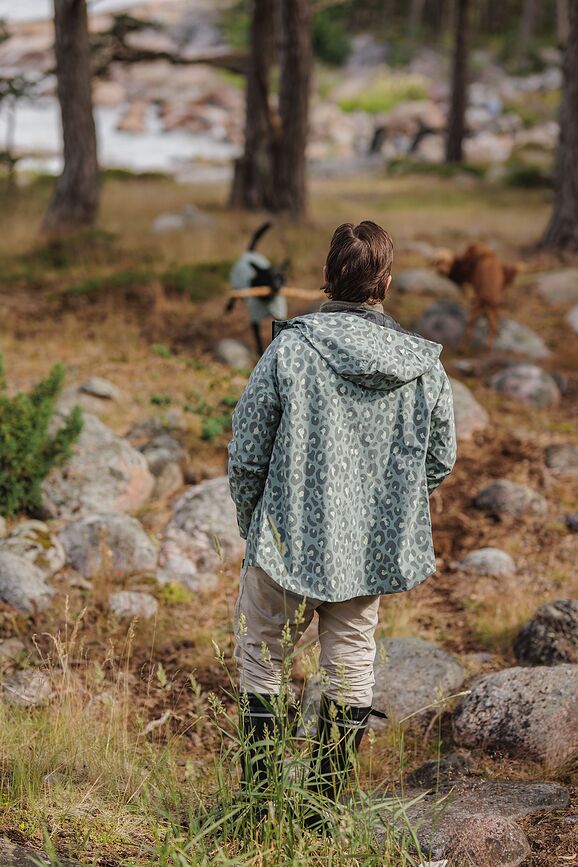 Paikka Visibility Winter Manteau pour Chien, 30 cm, motif léopard vert