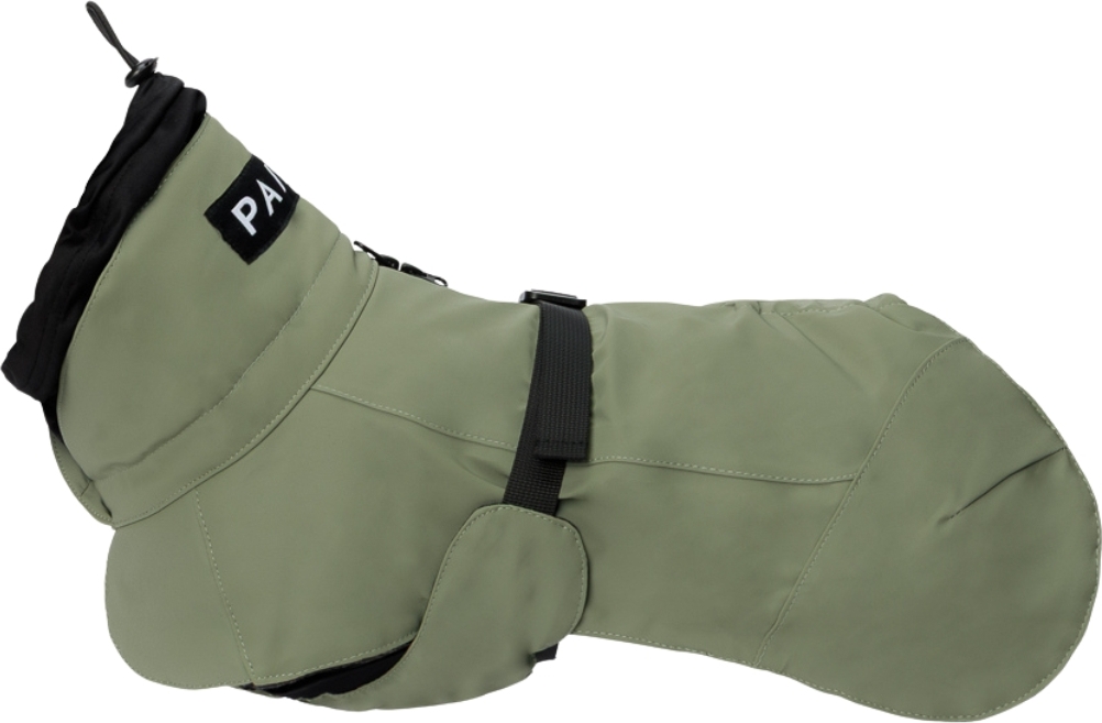Paikka Visibility Winter Wool Hundemantel, 55 cm, grün