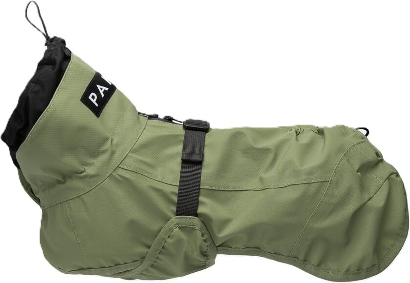 Reflective Shell Jacket Hunde-Regenjacke 30 cm, olivgrün