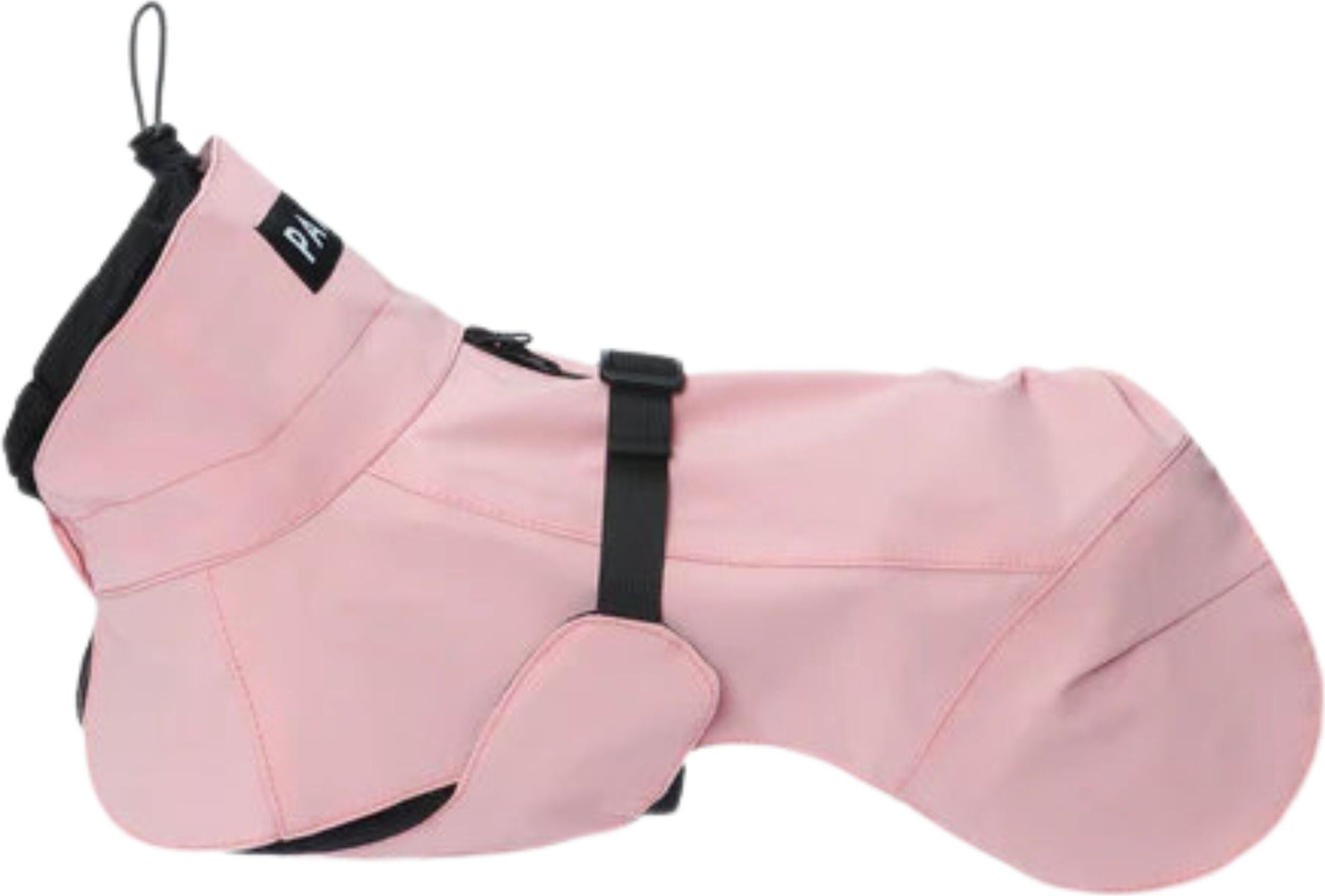 Visibility Raincoat Lite Regenmantel für Hunde 65 cm, rosa