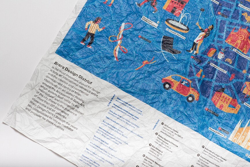 Crumpled City Carte, Brera Design District