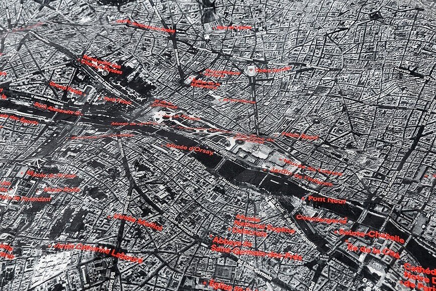 Crumpled City From The Air Χάρτης Μιλάνο