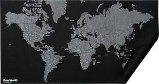 Dear World Mini Seinakaunistus maailmakaart riikide nimedega