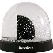 Dekoracja śnieżna kula City Icons Barcelona