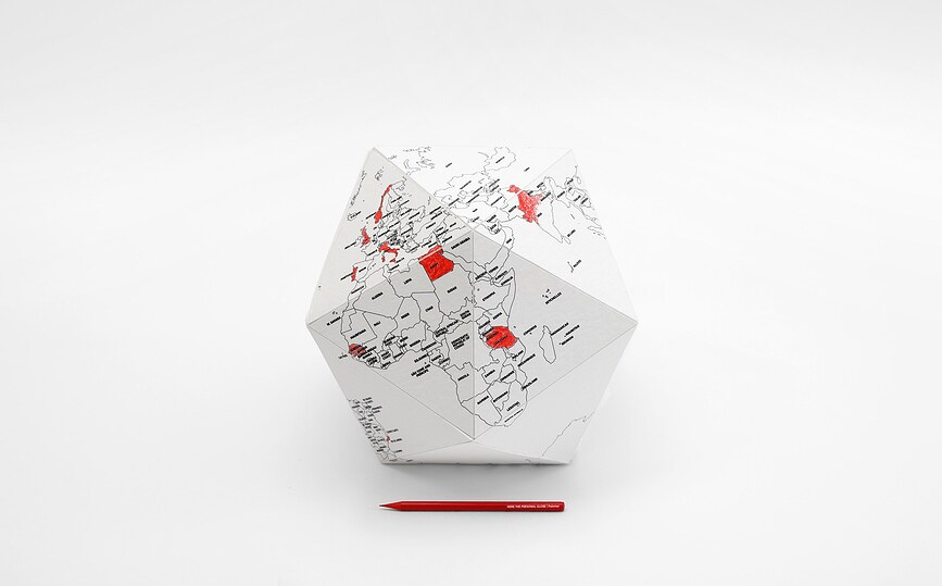 Dekoration Here By Me origami globus M