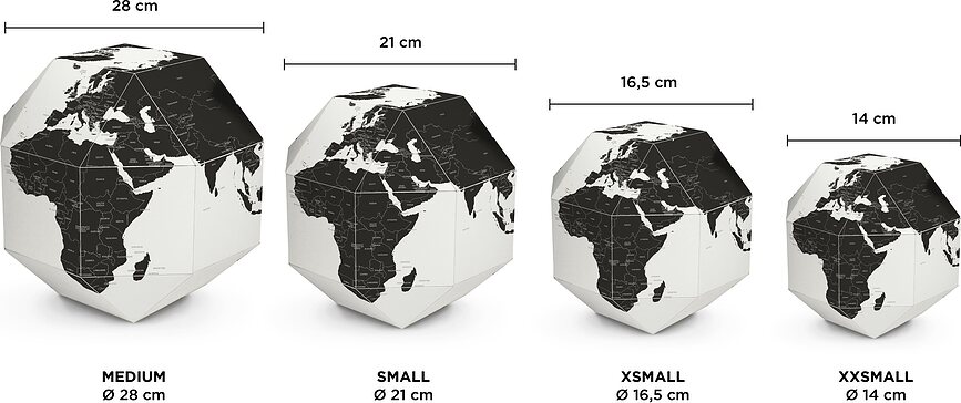 Globo DearWorld, tamaño S