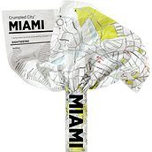 Hartă Crumpled City Miami