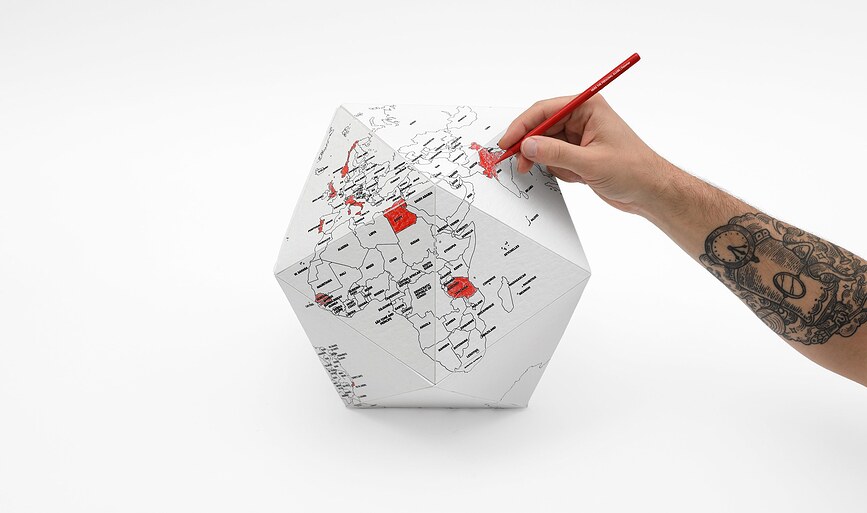 Here by Me Globus origami, L