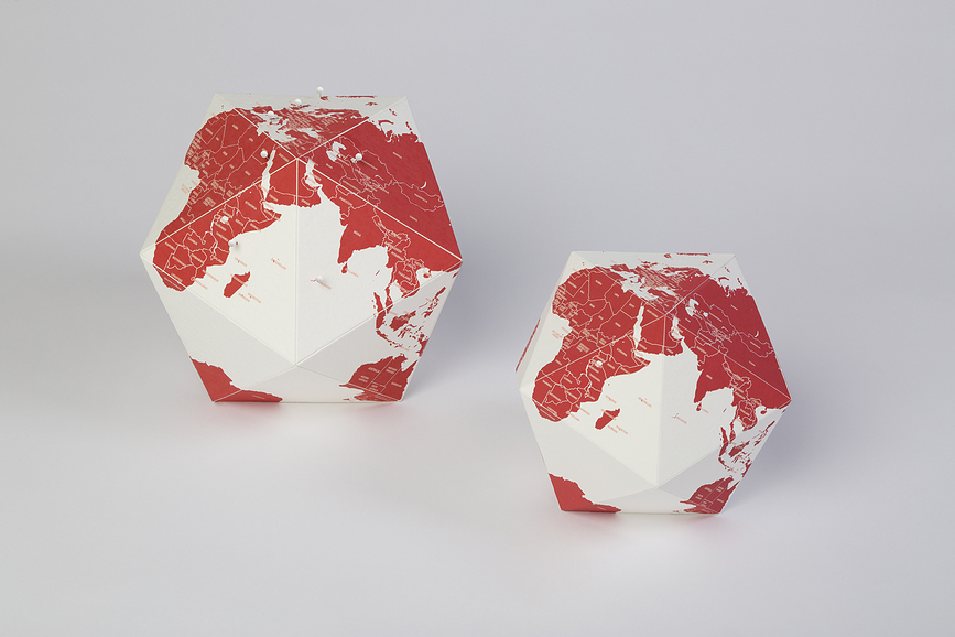 Here The personal globe Διακοσμητικό, κόκκινο, μέγεθος S