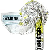 Mapa Crumpled City Helsinki